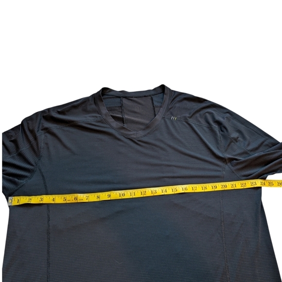 Lululemon Metal Vent Tech Long Sleeve Shirt Men's size XXL Athletic Light Black - Picture 9 of 10